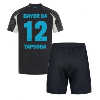 Bayer Leverkusen Edmond Tapsoba #12 Tredje sæt Børn 2024-25 Kortærmet (+ Korte bukser)